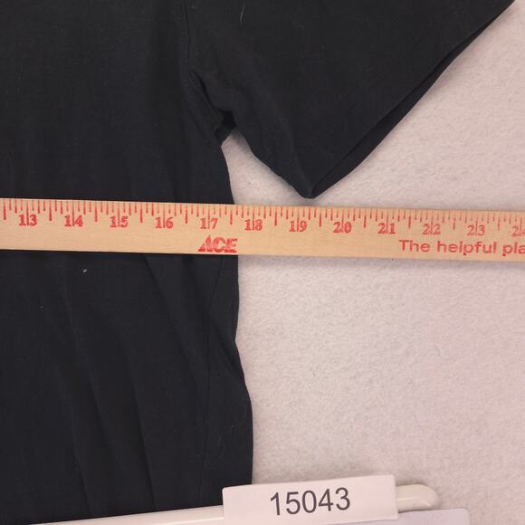 Volcom Short Sleeve Casual Collared Polo Shirt Adult Mens Size Medium M Black - Picture 7 of 9